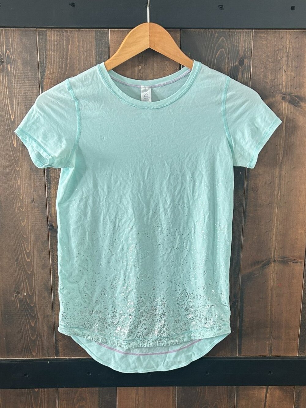 Ivivva Sparkly Short Sleeve Tee Girls Size 12